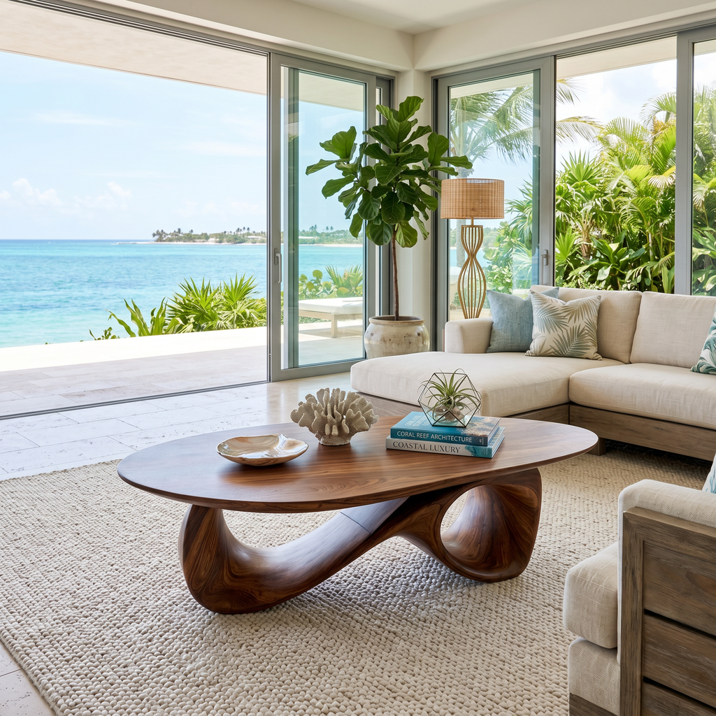 Rustic Coffee Table For Natural Home Styling